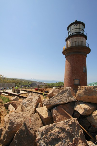 The lighthouse at its original site
