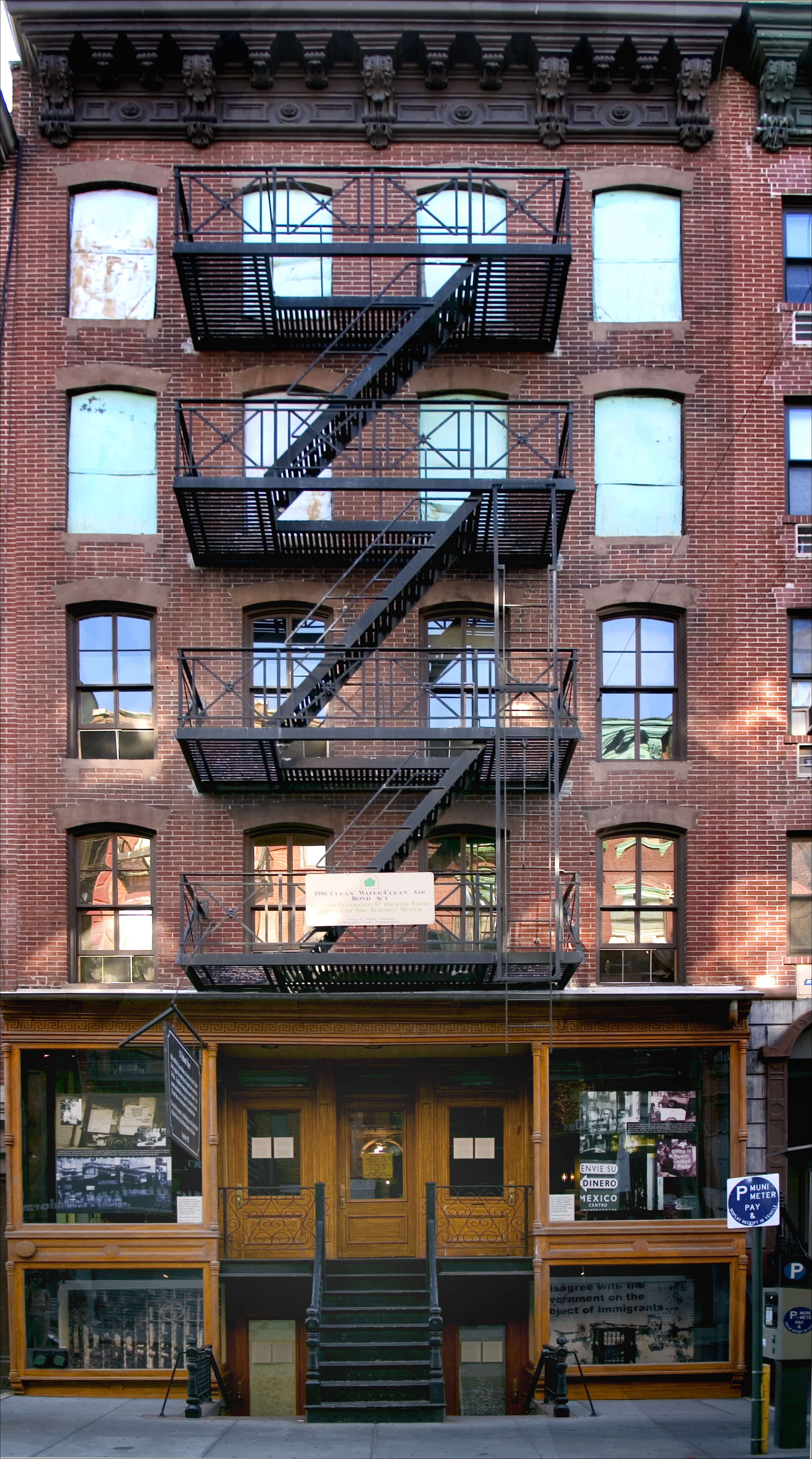 97 Orchard Street—the first homestead of the urban working class and poor to be preserved in America and listed on the National Register of Historic Places. Photo: Greg Scaffidi