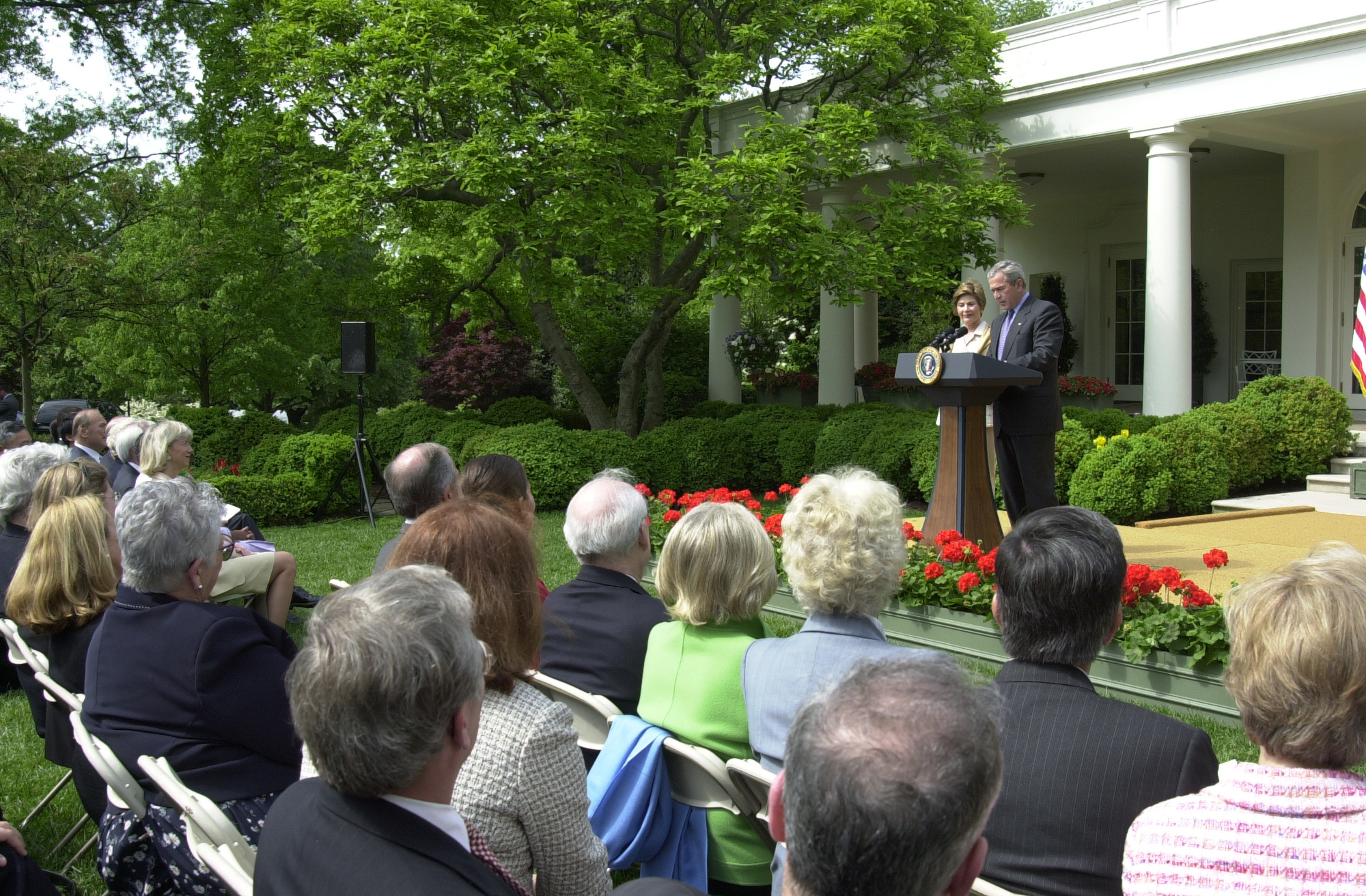 Rose Garden, White House (Photographer: Tami Heilemann, Dept. of the Interior)