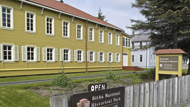 The Russian Bishop's House in Sitka, a National Historic Landmark, is one of four surviving examples of Russian Colonial Style architecture in the Western Hemisphere.