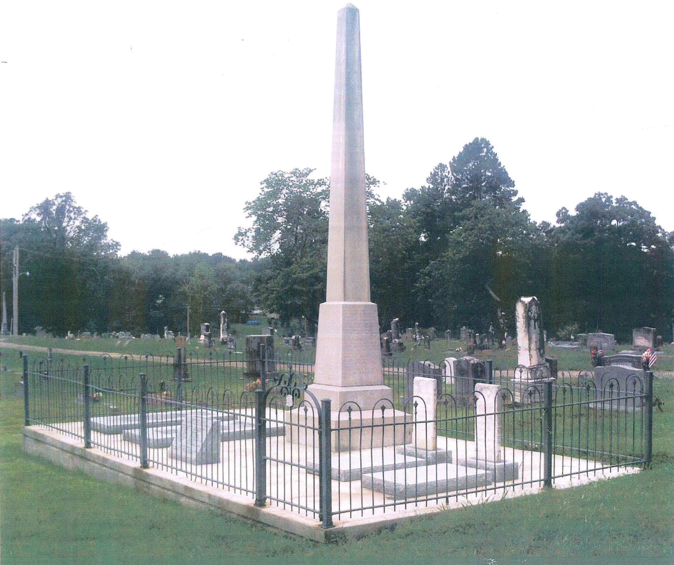 The Founders Memorial in Pocahontas, Arkansas