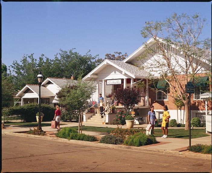 Visitors to historic Downtown Glendale, Arizona, shop throughout the year
