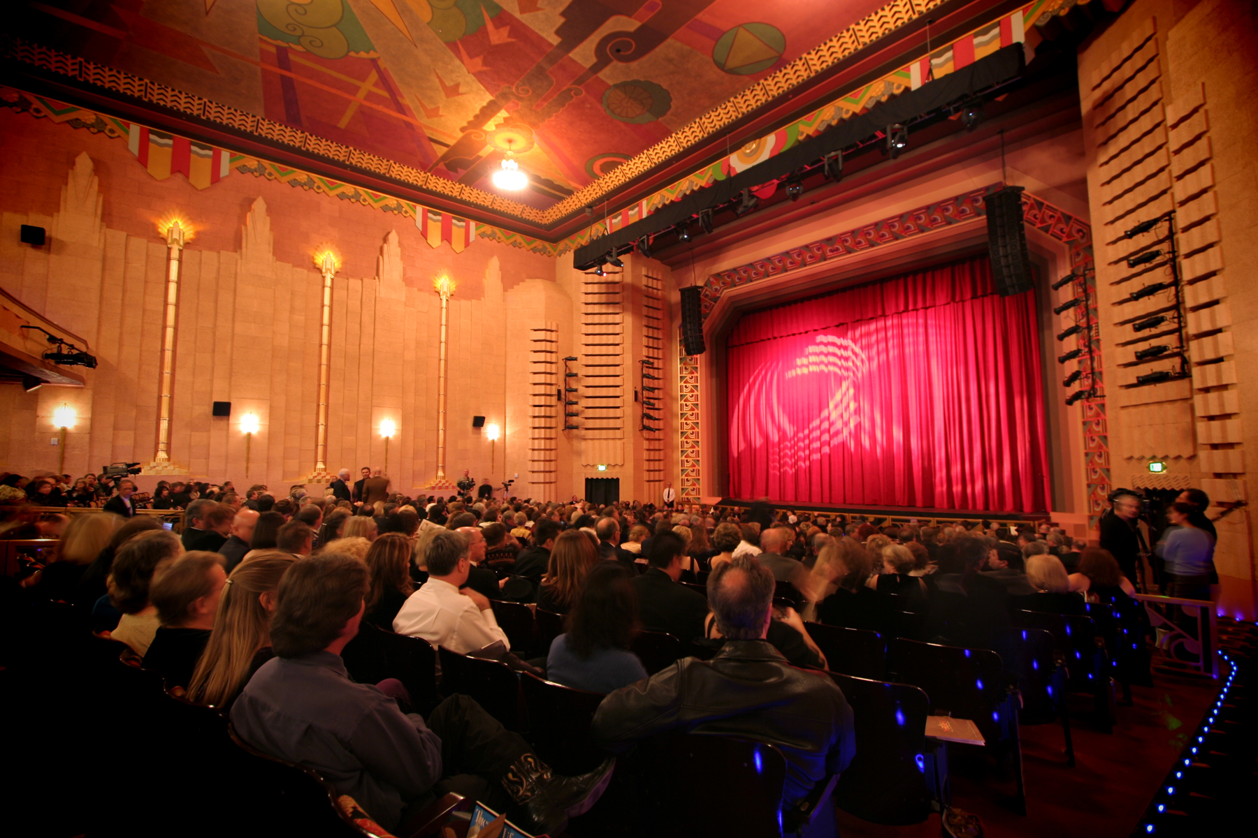 Interior of the historic Fox Theater in Tucson, Arizona