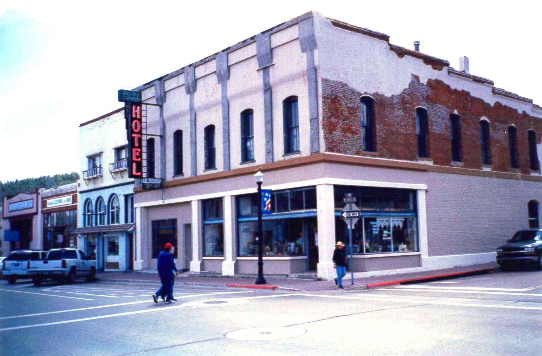 The 1892 Grand Canyon Hotel, the oldest in Arizona, under renovation by a partnership of private owners, the City of Williams, and the Main Street Program