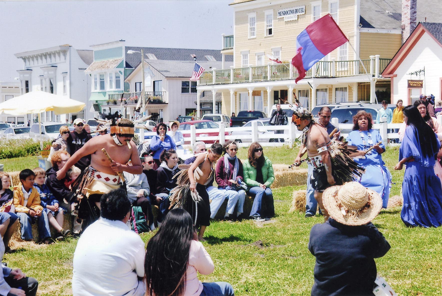 Each year, Mendocino celebrates Heritage Days, featuring living history reenactments.