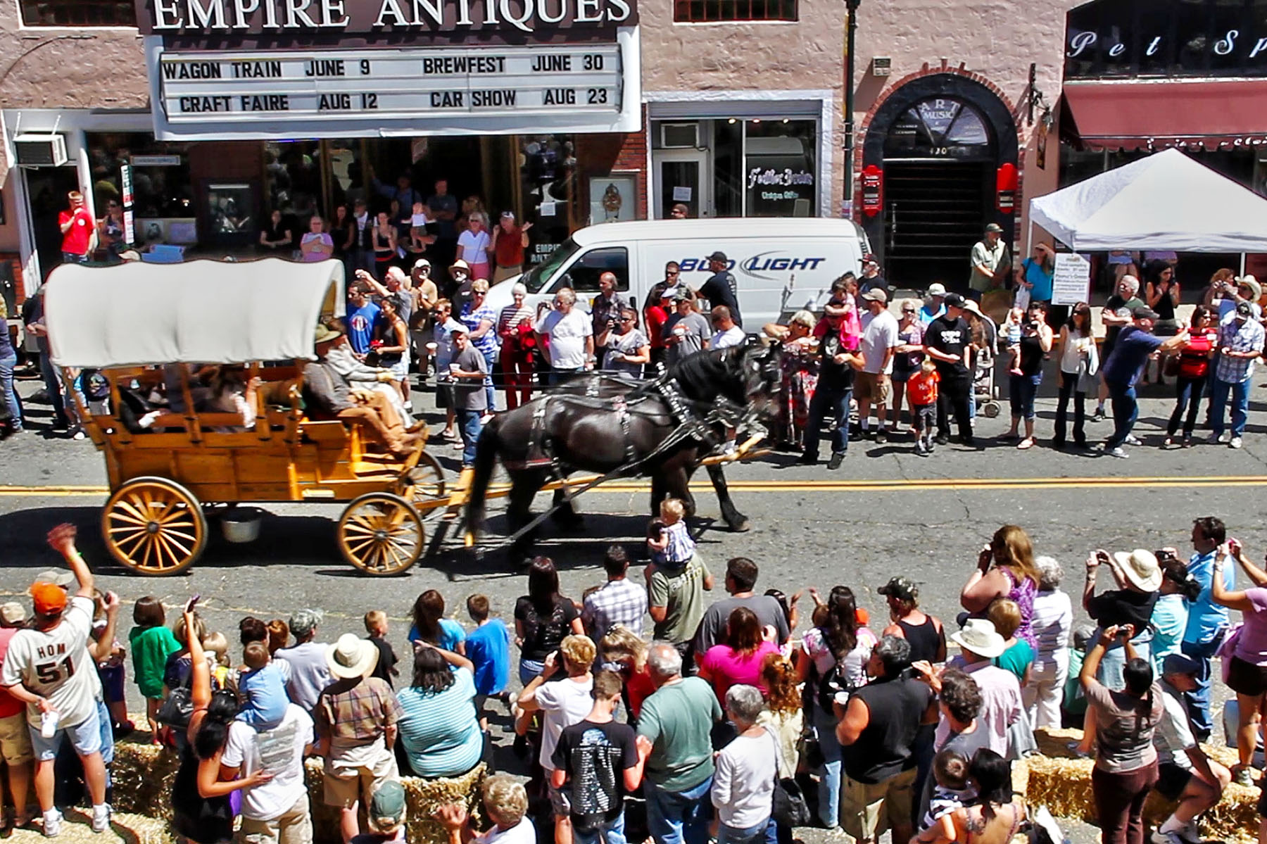 The Wagon Train and Overland Trail Ride has been a community heritage program in Placerville for more than 60 years. 