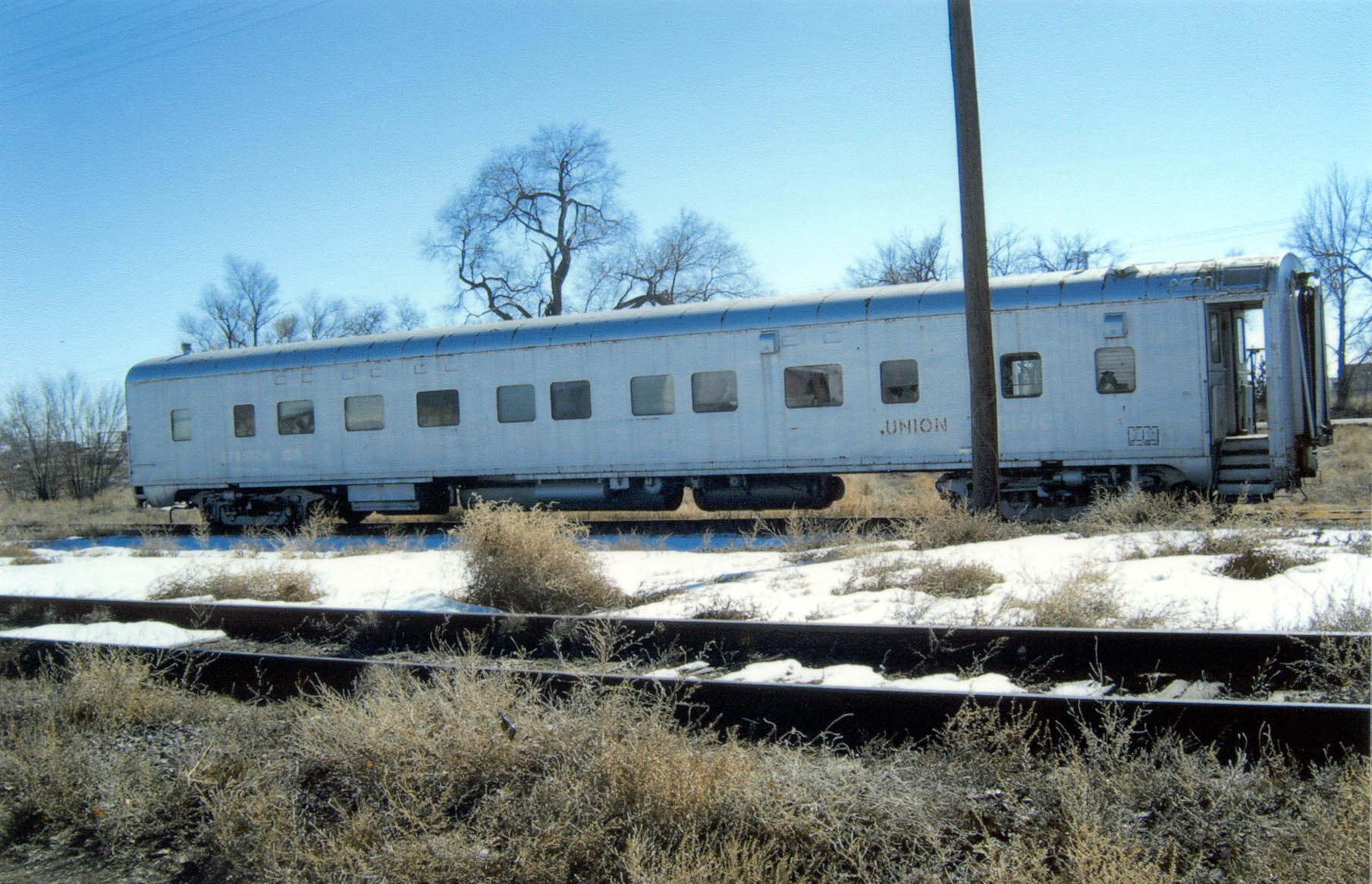 A 1953 Imperial Pullman railroad sleeper car was acquired by Crowley County for potential interpretation and reuse.