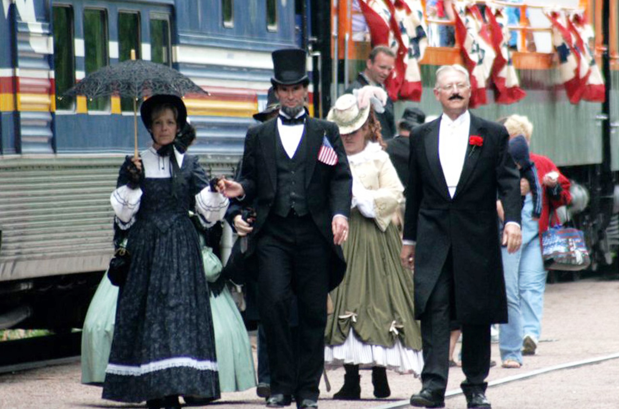"President Lincoln" visits Cañon City as part of Heritage Days celebrations