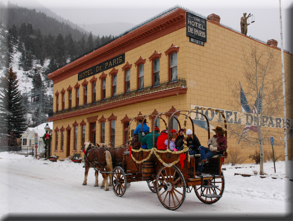 The Hotel de Paris in Georgetown, Colorado, dates to the silver mining boom, when it served as a first-class French restaurant, showroom for traveling salesmen, and luxurious hotel during the Gilded Age.