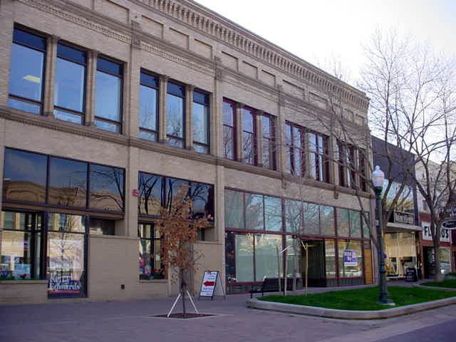 The historic Buckingham Gordon building in Greeley, Colorado, after completion of a facade renovation.