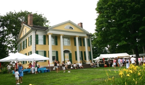 The Florence Griswold Museum in Old Lyme, Connecticut is located in the Griswold House, a National Historic Landmark. In 1899, Miss Florence Griswold opened her family home to artists who formed the Lyme Art Colony. Around 1910, this was the center of Impressionist Art in the United States.
