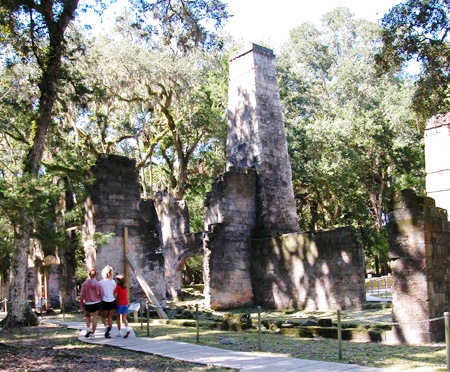 The largest sugar plantation on the east coast of Florida was located in Flagler County, and the plantation’s grounds and ruins today comprise Florida’s Bulow Plantation Ruins Historic State Park.