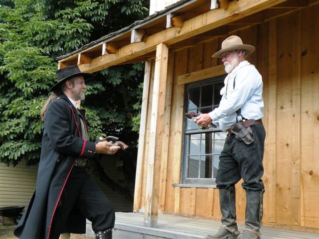 “Legends of the Old West” shooting performance, part of “1860 Days”, an annual event in Pierce, Idaho. The event recognizes Pierce's contribution to the start of the Idaho Gold Rush and the establishment of the first mining town in Idaho.