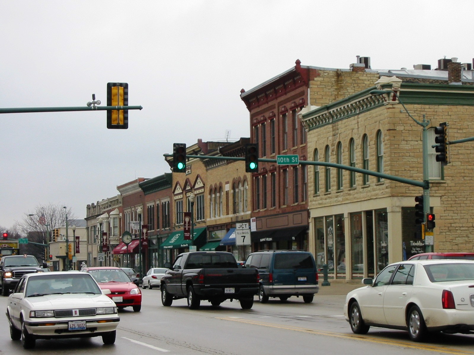 The Lockport Downtown Historic District features substantial limestone and brick buildings, which help make Lockport one of the best preserved canal towns in the country.