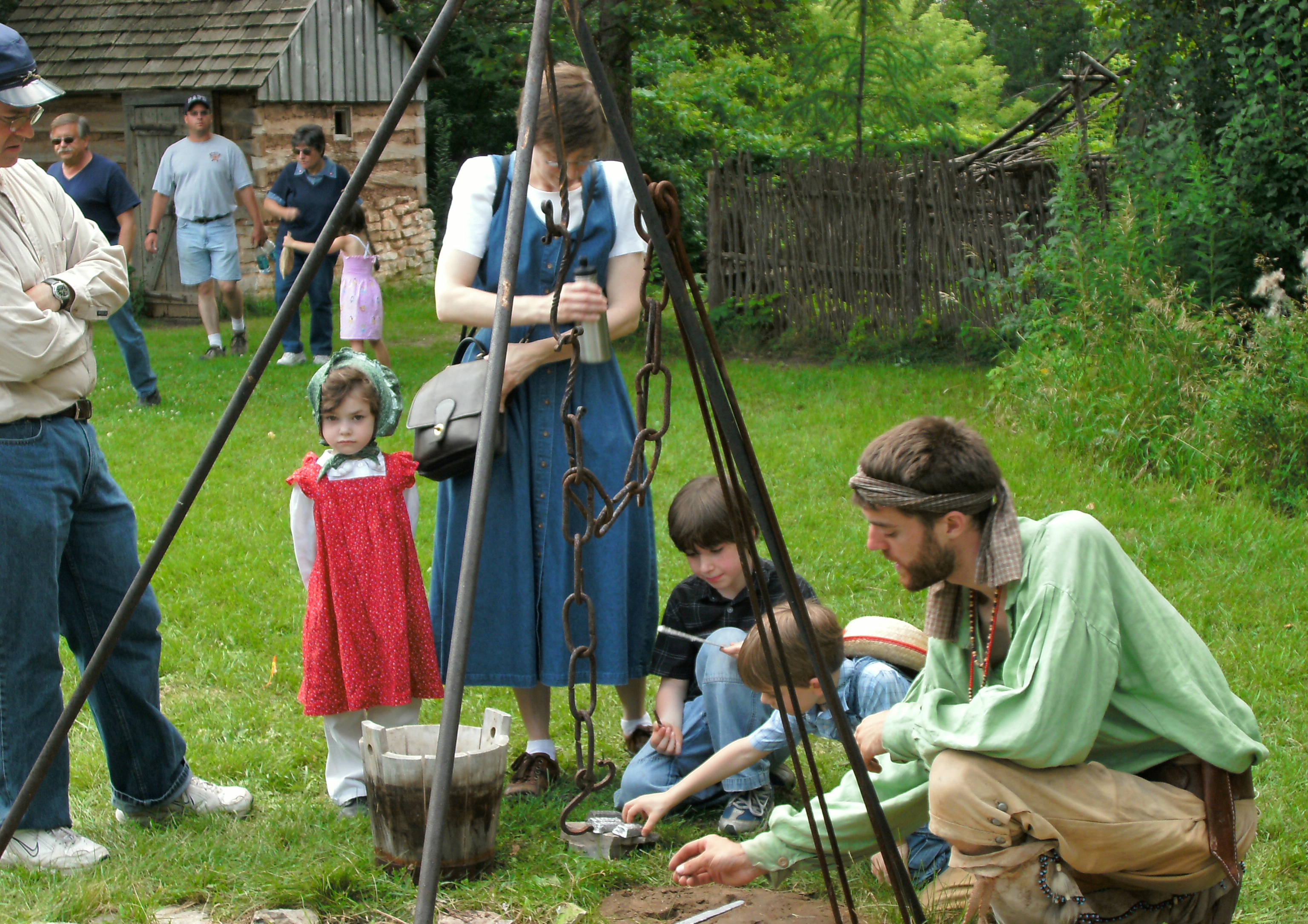 A living history event at Green Bay's Heritage Hill State Historical Park.