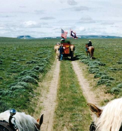 Commemorating travelers on the Oregon Trail through Fremont County.