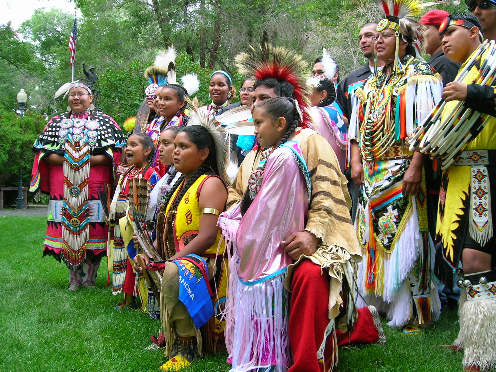 Shoshone dancers participate in International Day, which celebrates the diverse history and heritage of Rock Springs.