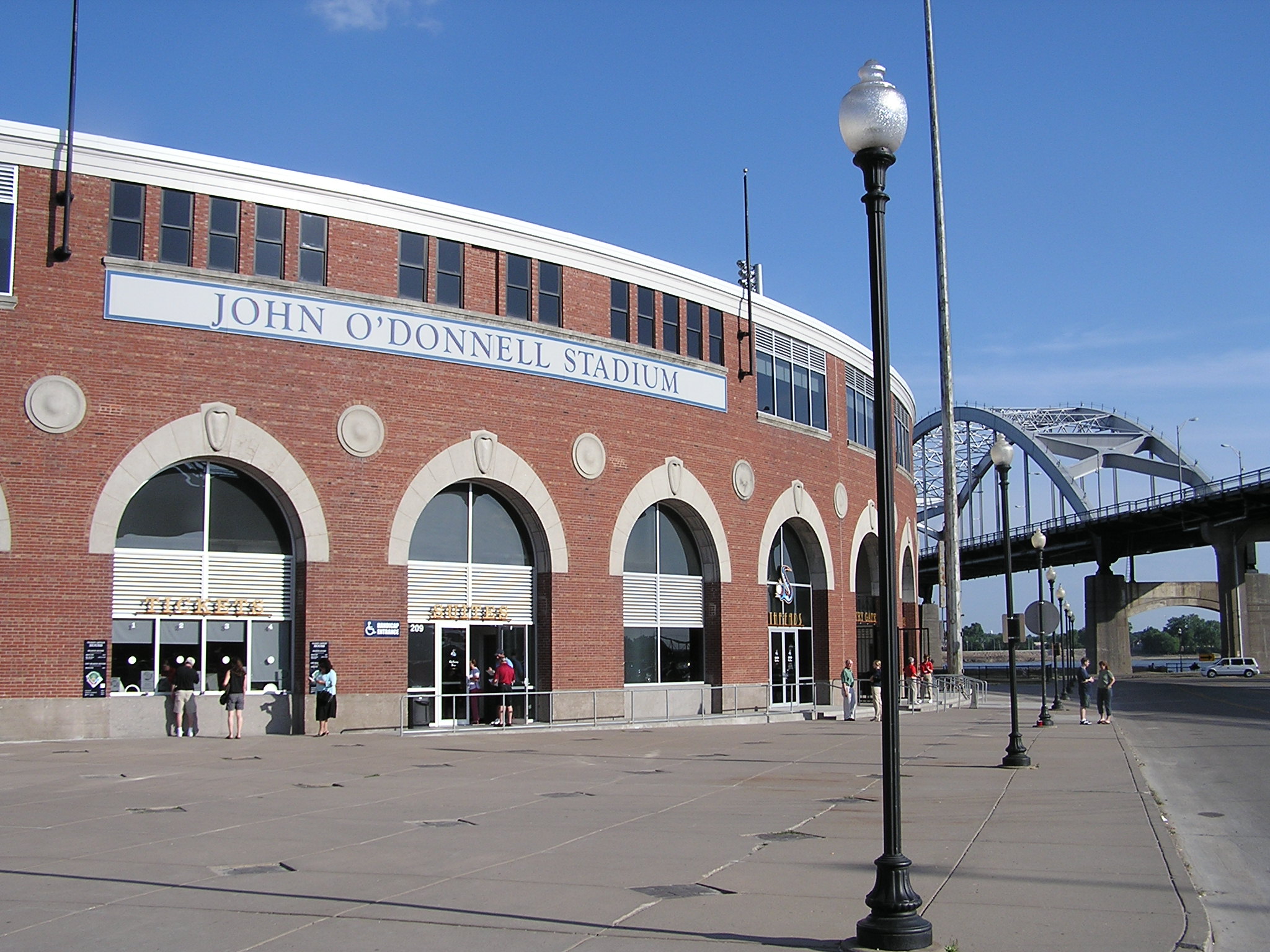 John O'Donnell Stadium, the city's historic riverfront baseball stadium