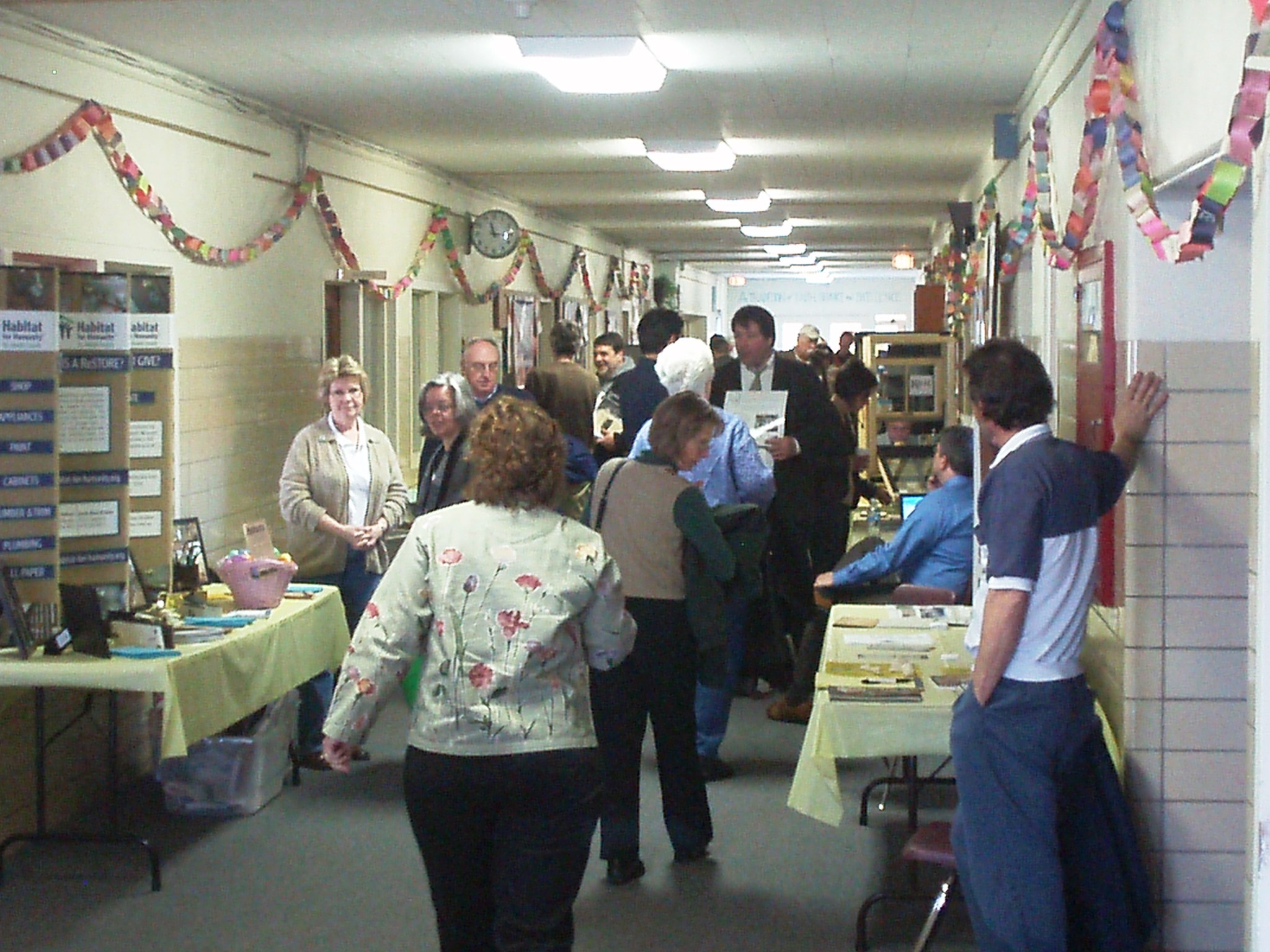 Residents browse the vendor hall at an Old House Workshop in St. Joseph County, Indiana