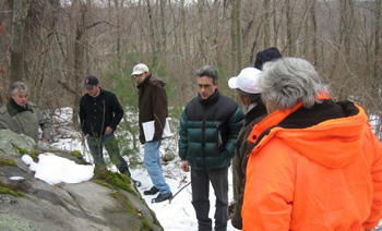 On site consultation meeting with an Indian tribe. Photo taken by ACHP staff.