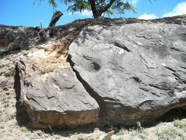 Boulder at Makua training area