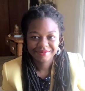 ACHP summer intern sitting at a desk