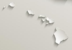 Map of Hawaiian Islands