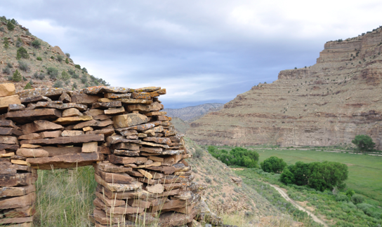 Native American stone structure