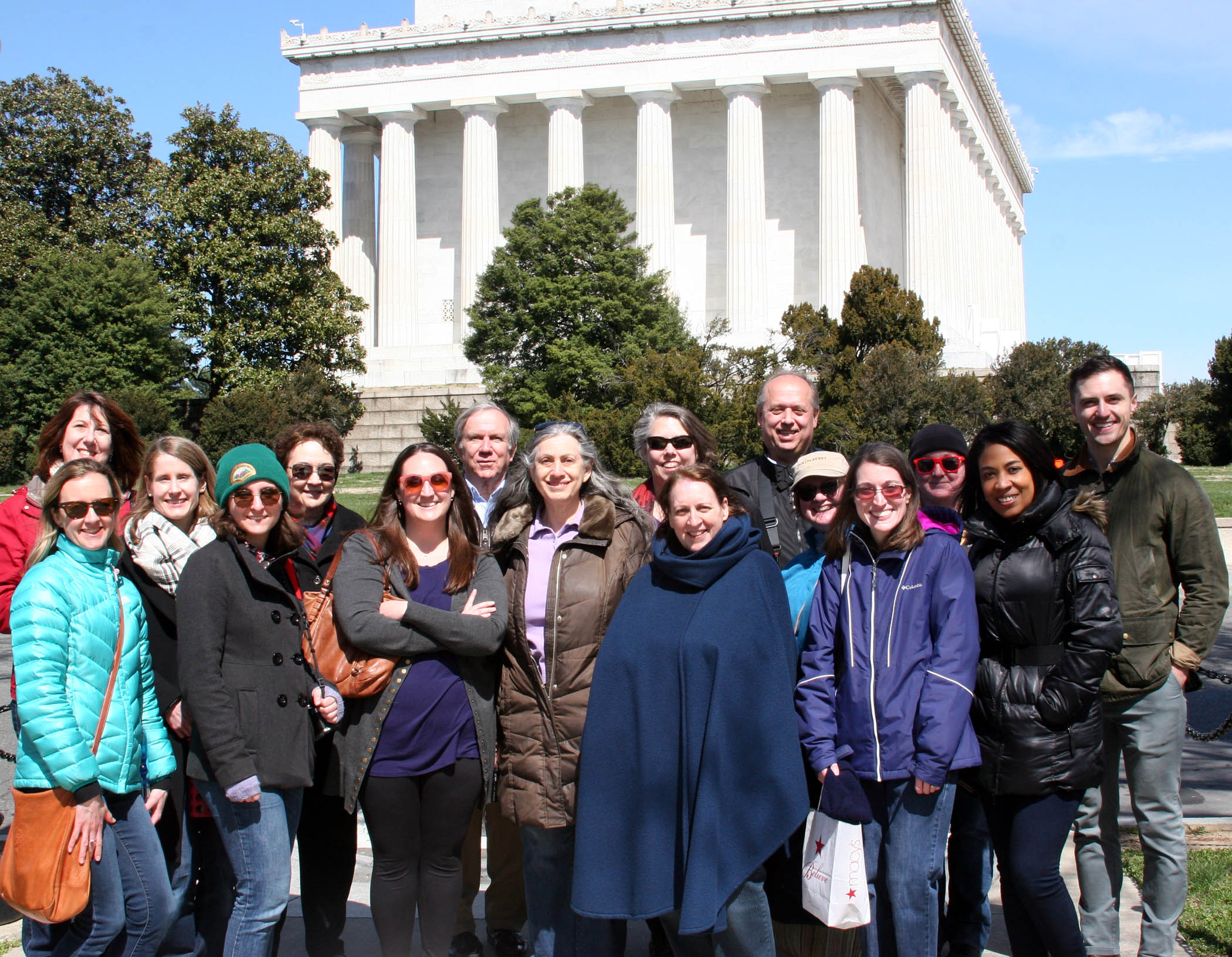ACHP Staff at Lincoln Memorial