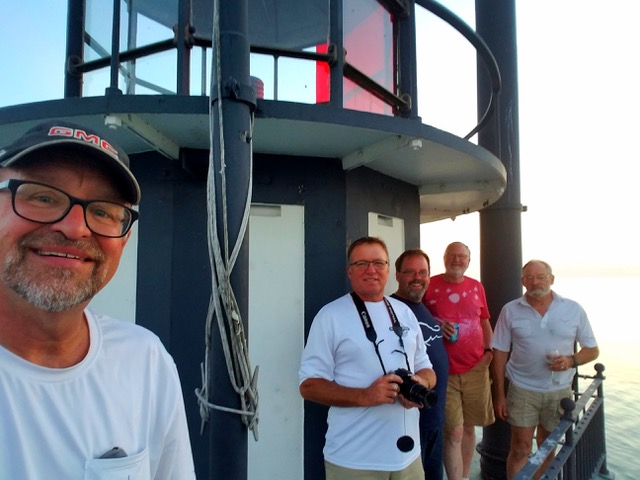 Volunteers at DeTour Reef Lighthouse