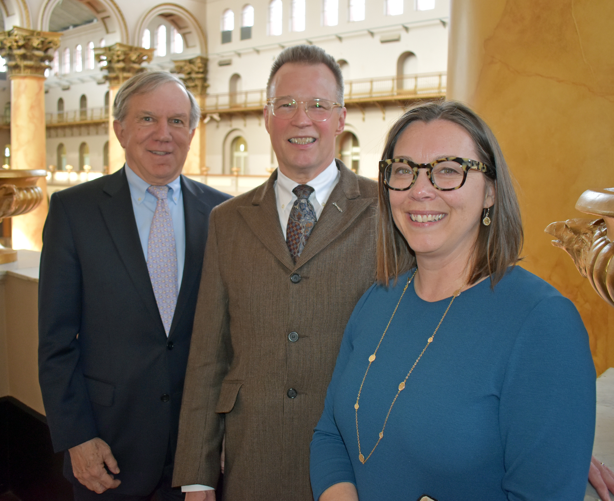 ACHP Executive Director John Fowler, Jay Vogt, and ACHP Chairman Aimee Jorjani