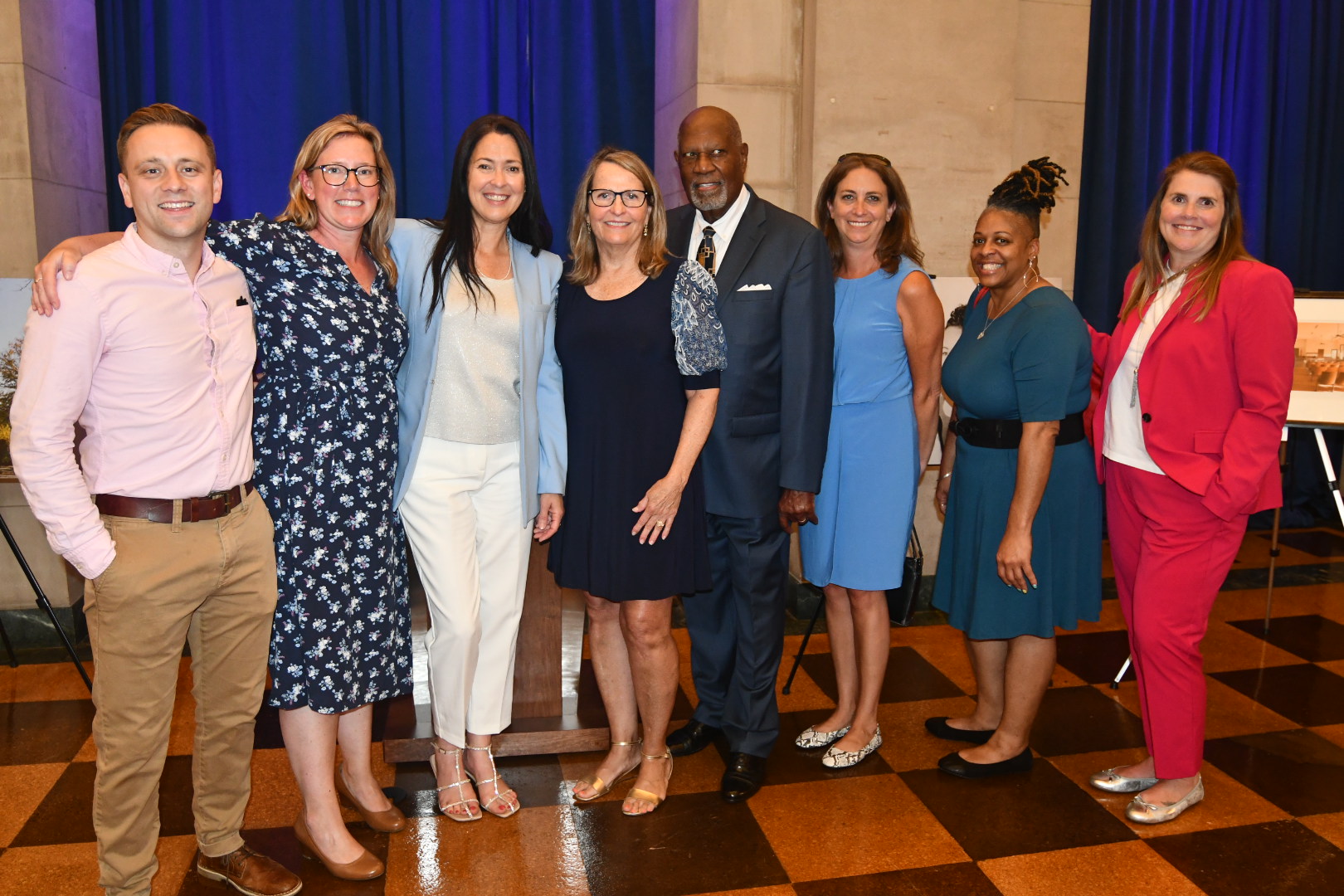 Former ACHP Expert Member Robert Stanton (middle) at the Emmett Till National Monument Celebration in Washington, D.C. (DOI)