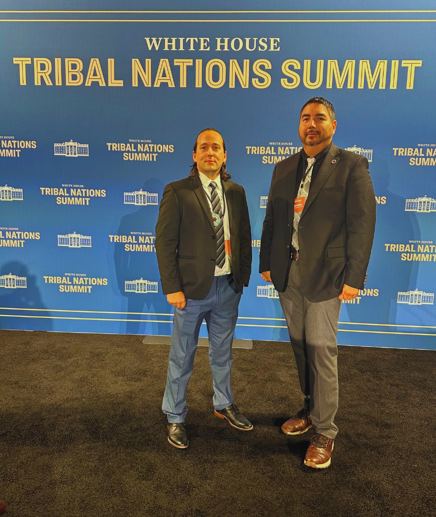 Ira Matt and Councilman Martin Charlo, Confederated Salish and Kootenai Tribes