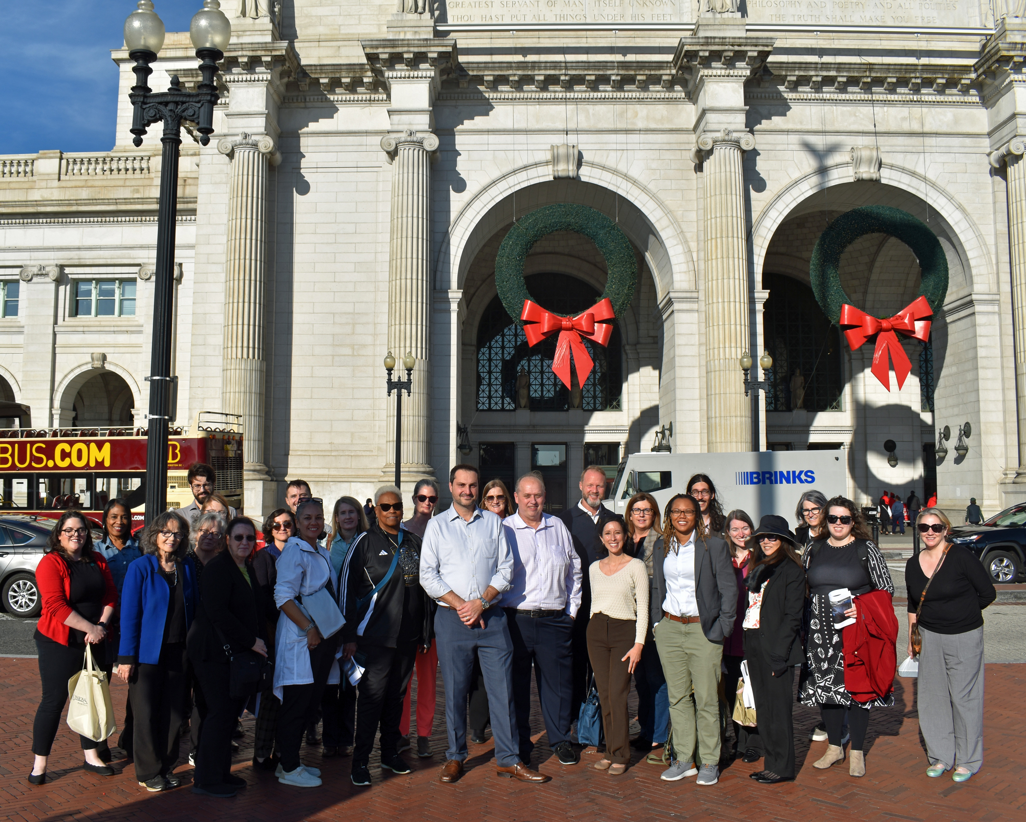 Group in front of Union Station
