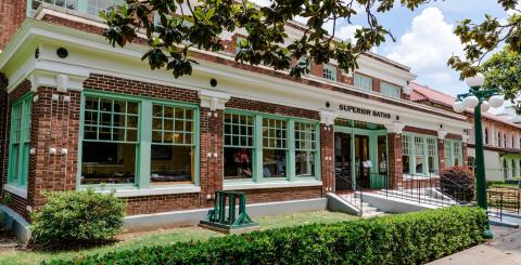 Superior Bathhouse Brewery. The first and only craft beer brewery located in a U.S. National Park.