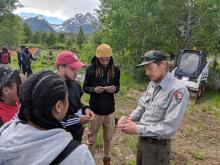 Morgan State University students in Wyoming