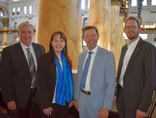 ACHP's Reid Nelson and Susan Glimcher meet with Austrian officials Markus Wimmer and Christian Gepp in Washington DC