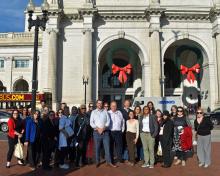 Group in front of Union Station