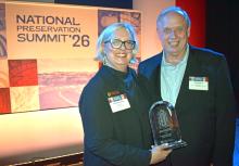 Christine Jacobs, San Antonio Missions National Historical Park Superintendent, and ACHP Executive Director Reid Nelson