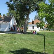 The historic Whitehall Schoolhouse in Windsor, Colorado