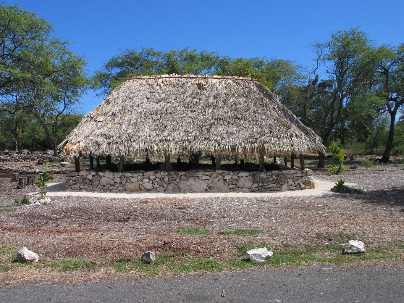 A kauhale that serves as a visitors center