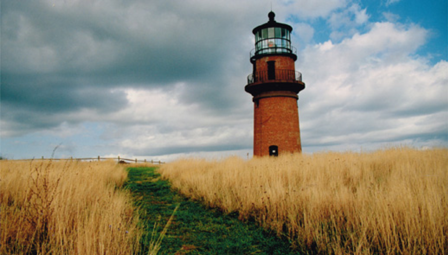 Gayhead Lighthouse and the field surrounding it