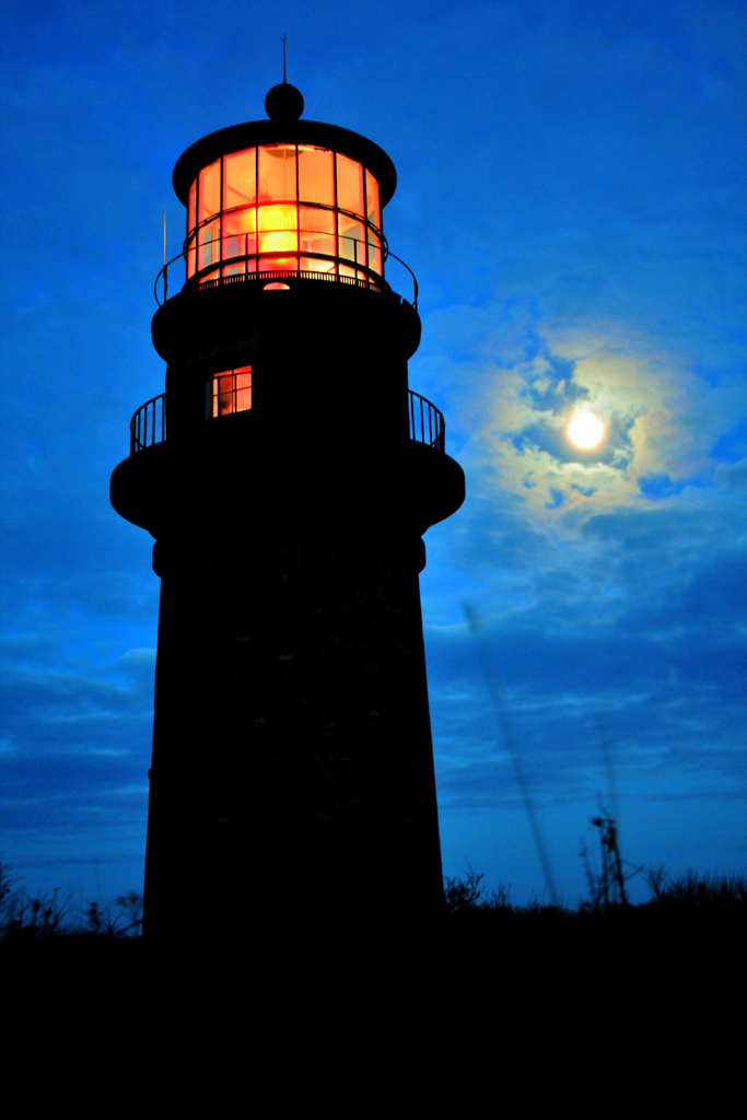 Lighthouse at night