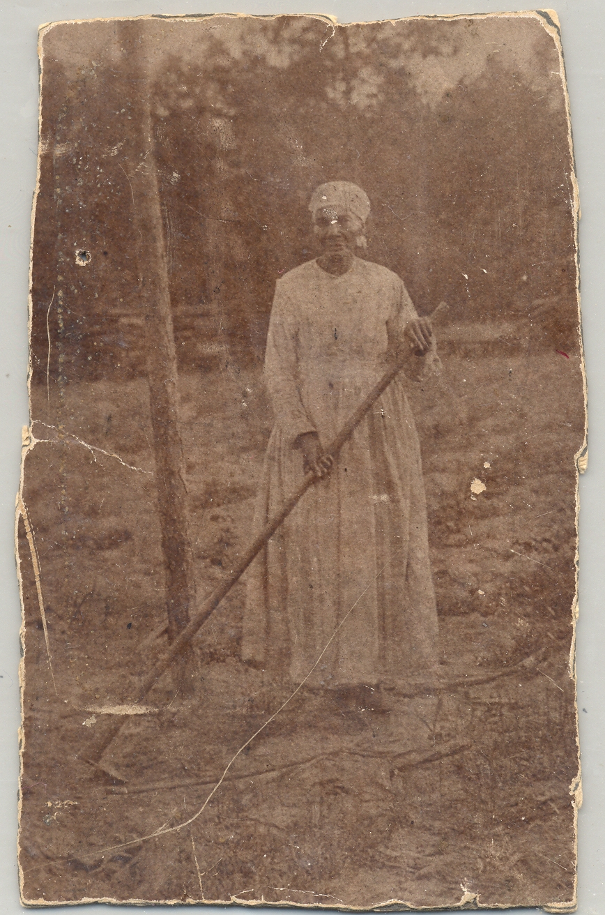 Ellen Barton Wicker at the site