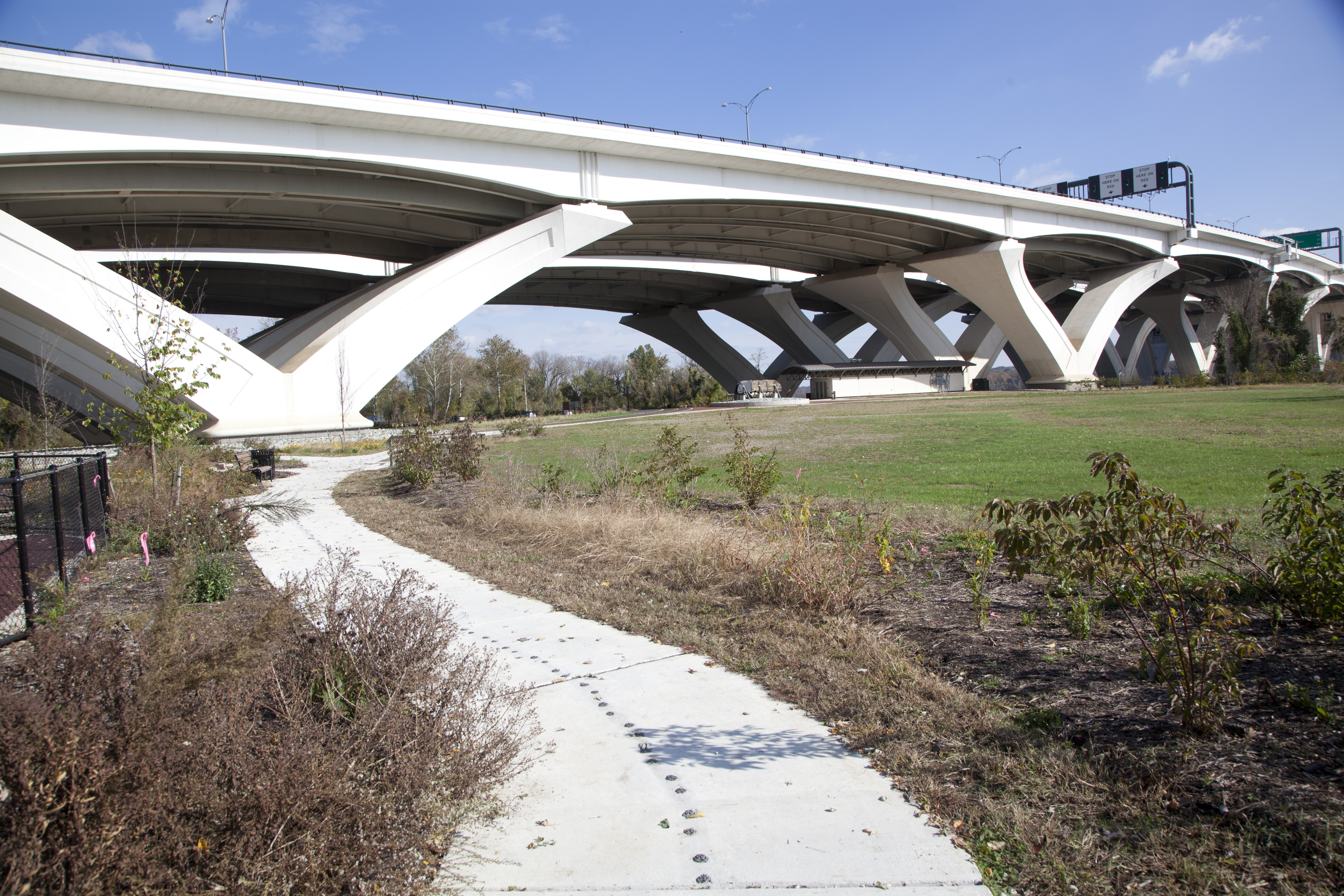 Jones Point Park under the bridge