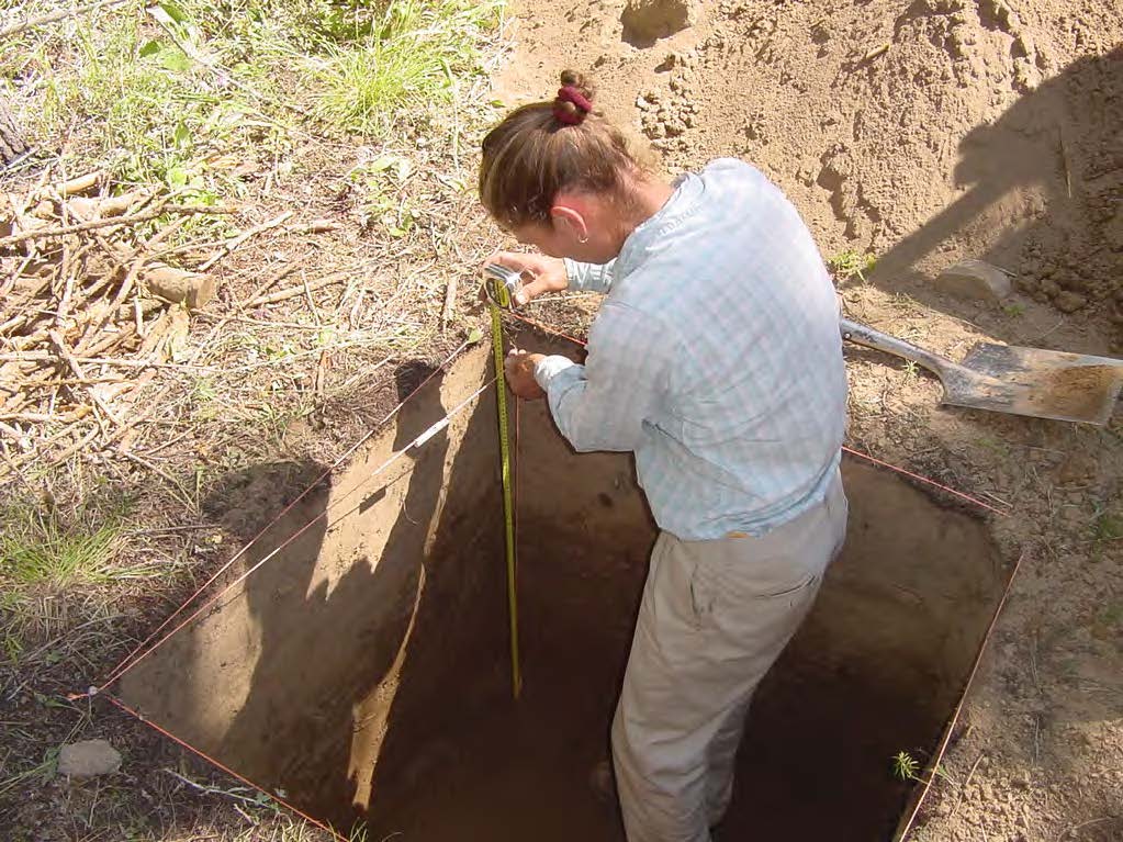 Archaeological testing program