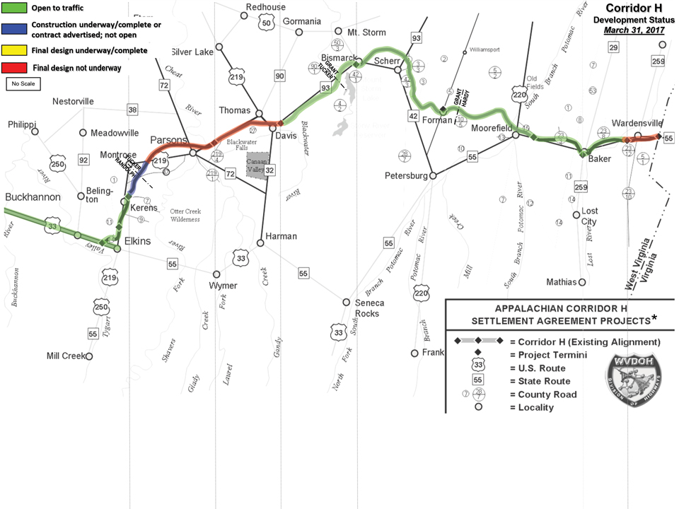 Map of the project area