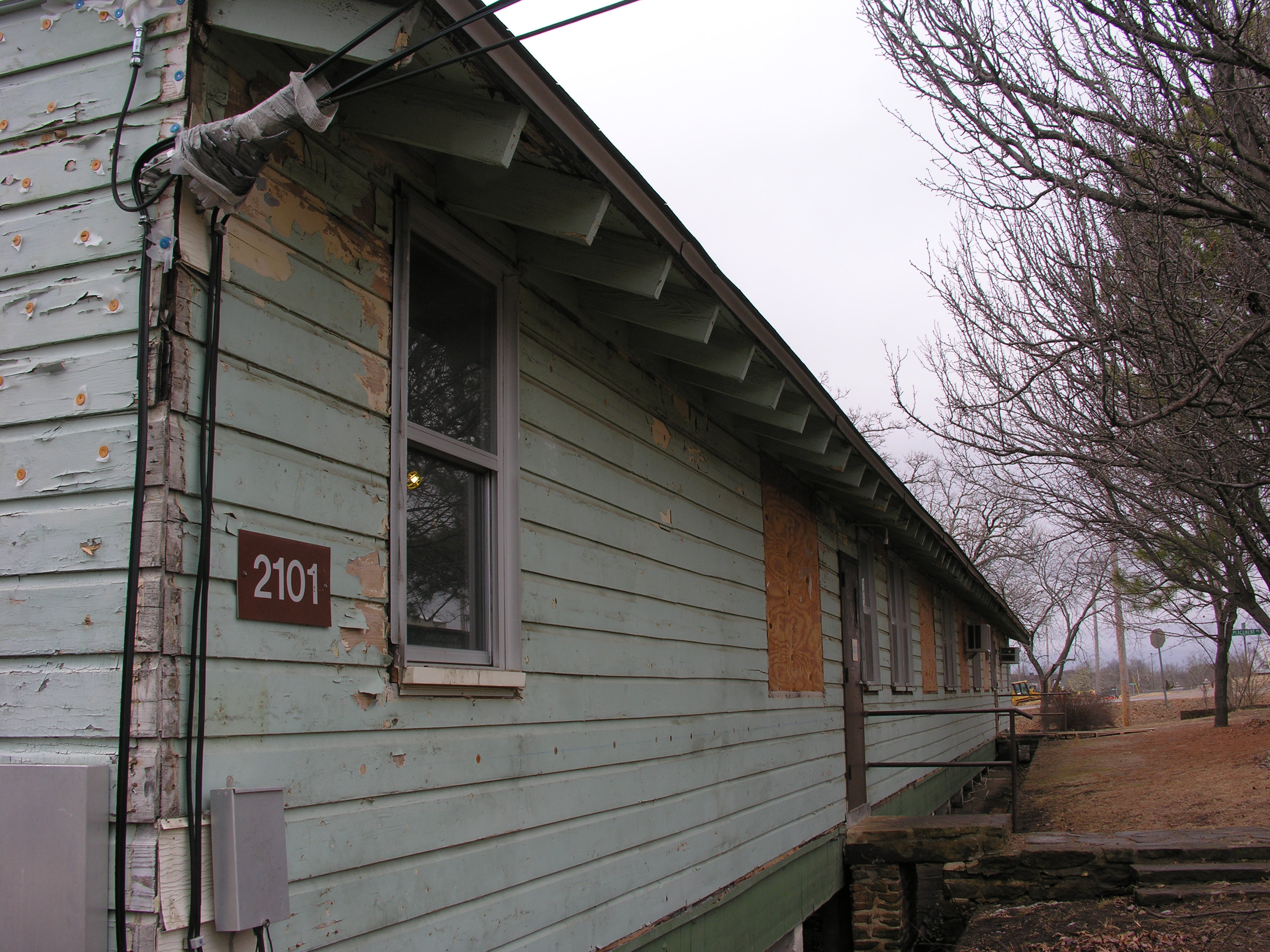 Building 2101 before restoration