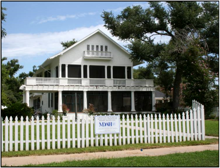 Schaeffer House after reconstruction