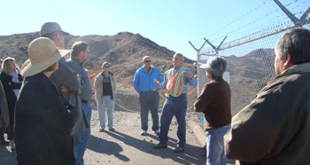 On site consultation meeting in Topock, Arizona. Photo taken by ACHP staff.